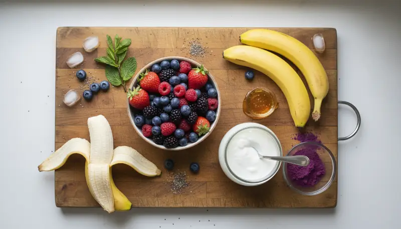 Probiotic Berry Smoothie 1