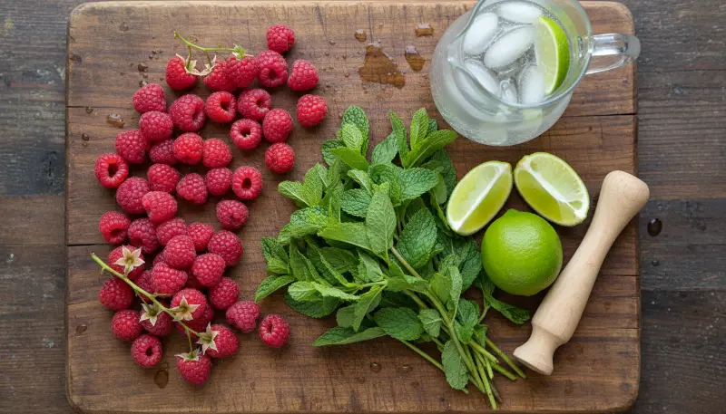 Raspberry Mint Refresher 1