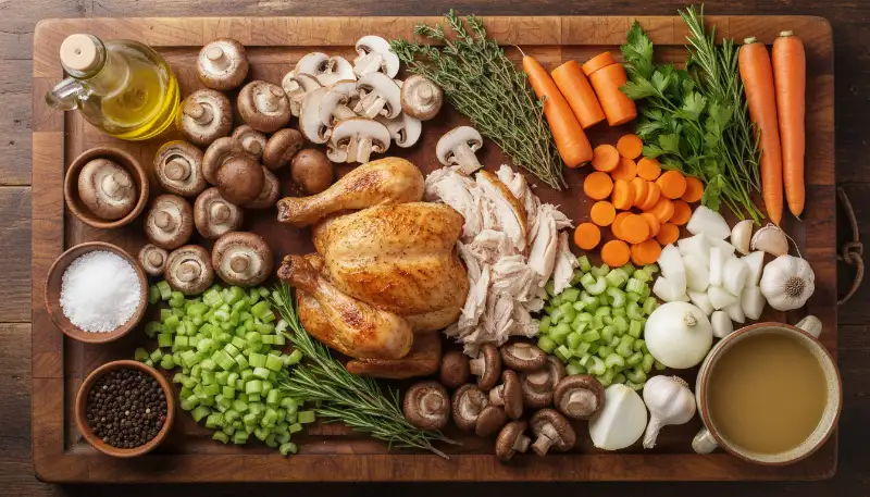 Rotisserie Chicken Mushroom Soup 1
