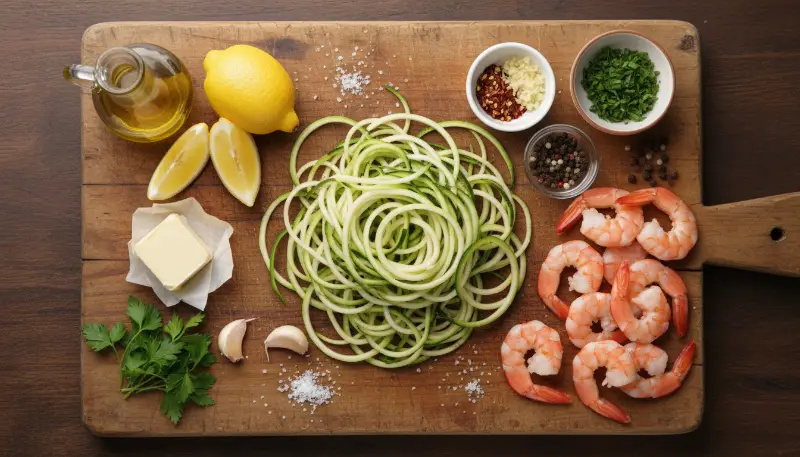 Shrimp Scampi Zucchini Noodles 1