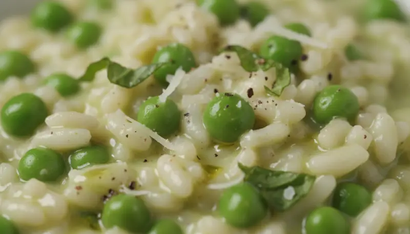 Spring Pea Mint Risotto 2
