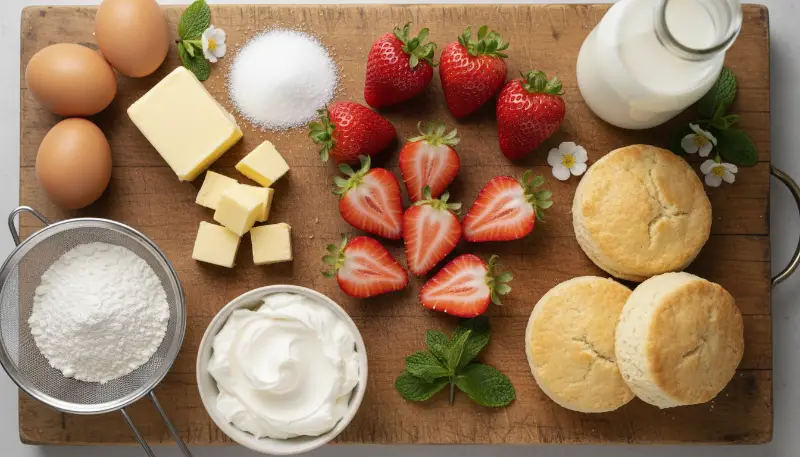 The Best Strawberry Shortcake Cake 1