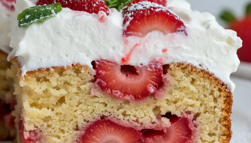 The Best Strawberry Shortcake Cake 2