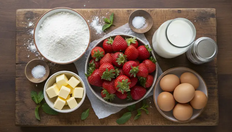 homemade dessert is inspired by a classic strawberry shortcake 1