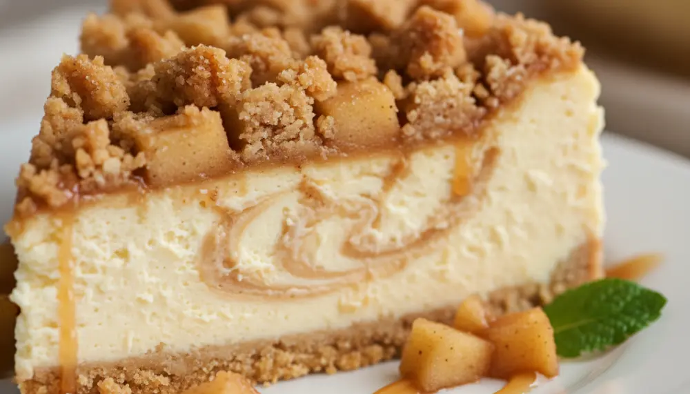 recipe Apple Crisp Cheesecake 2