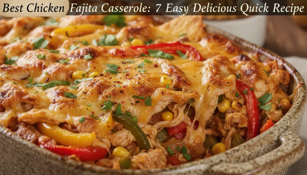 recipe Best Chicken Fajita Casserole 7 Easy Delicious Quick Recipe 2