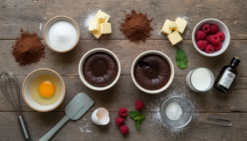 recipe Chocolate Lava Cake for Two 1