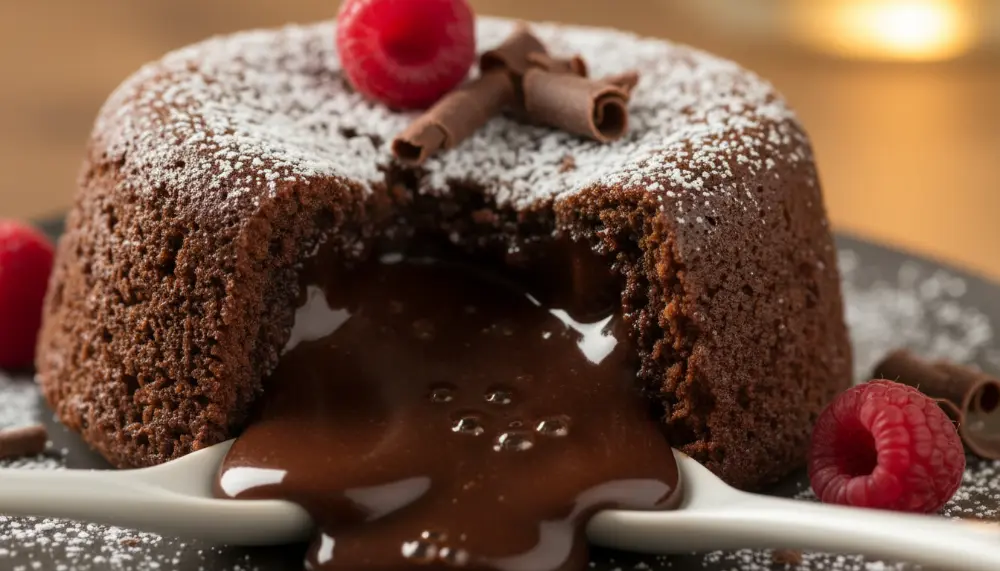 recipe Chocolate Lava Cake for Two 2