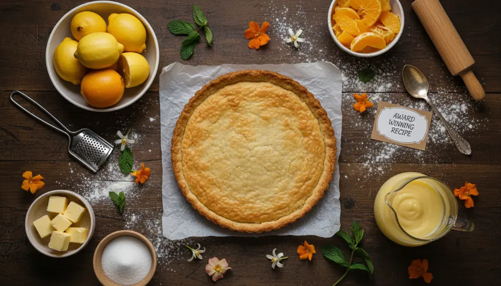 Mastering the Elegant Lemon Orange Tart with Buttery Shortbread Crust 2 recipe Elegant Lemon Orange Tart with Buttery Shortbread Crust 1
