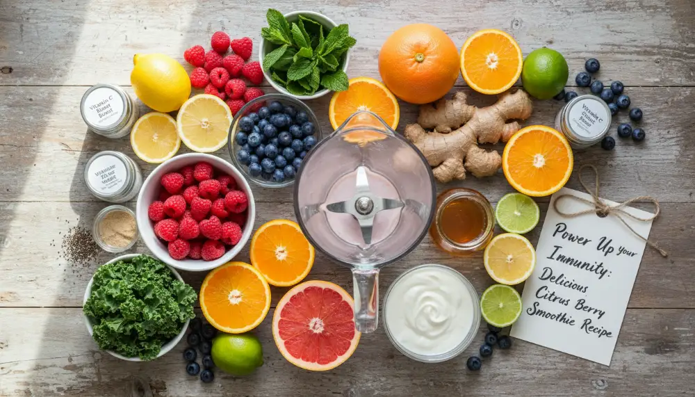 recipe Power Up Your Immunity Delicious Citrus Berry Smoothie Recipe 1