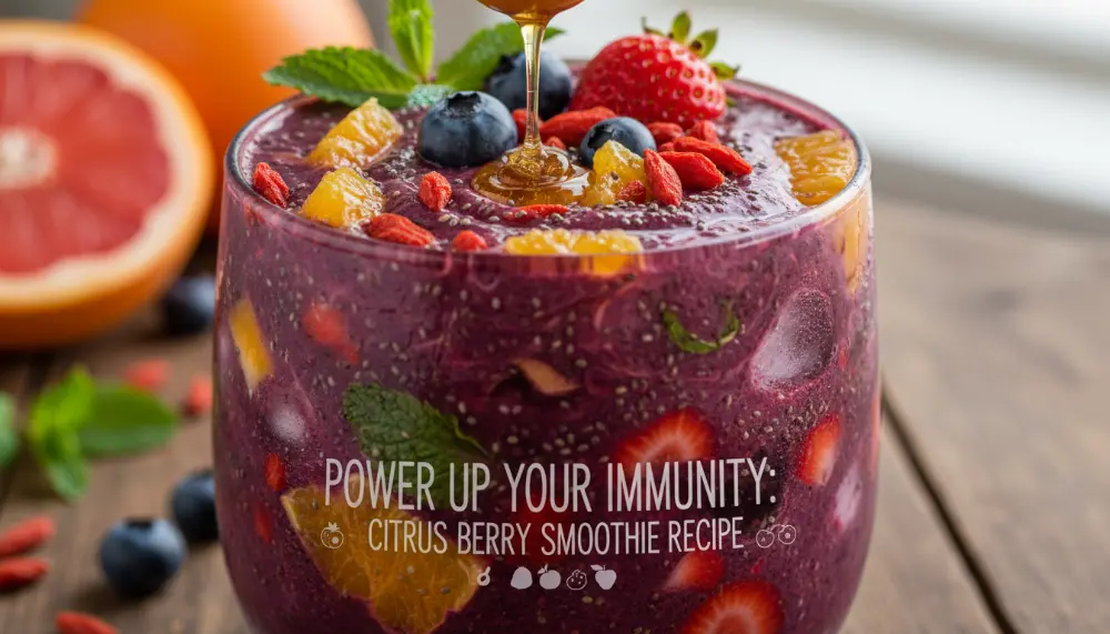 recipe Power Up Your Immunity Delicious Citrus Berry Smoothie Recipe 2