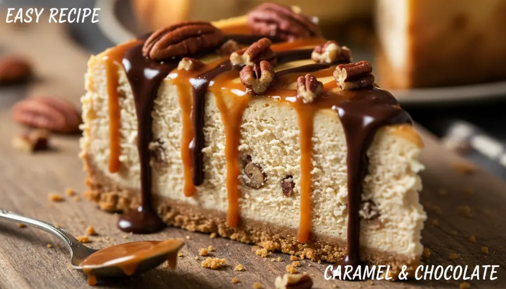 recipe Turtle Cheesecake Easy Recipe with Caramel Chocolate 2