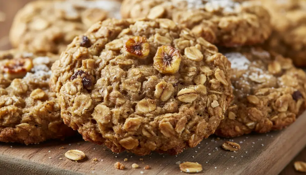 4 Ingredient Banana Oatmeal Cookies 2
