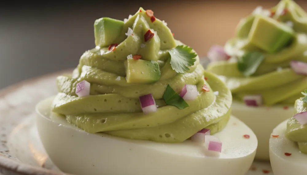 Avocado Deviled Eggs 2