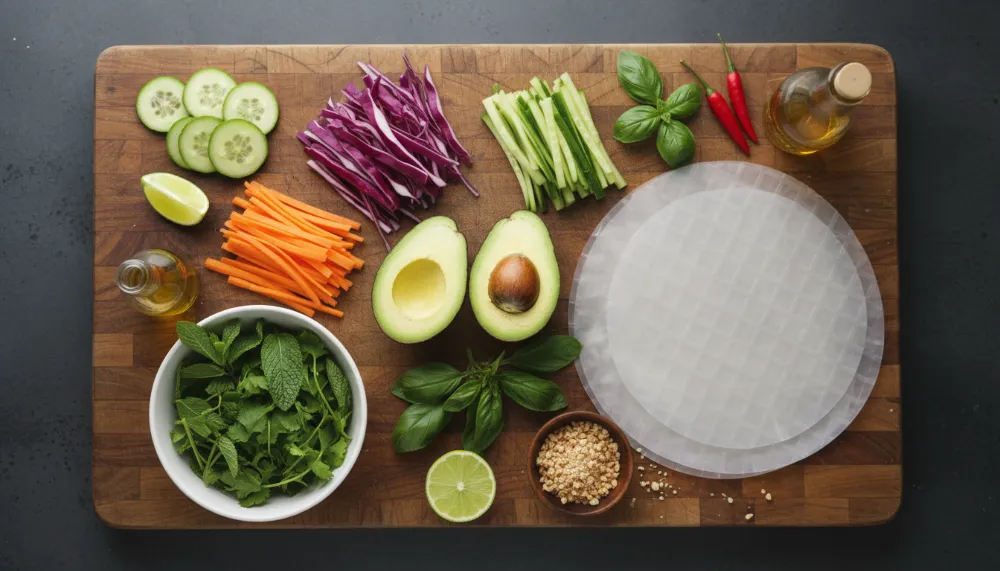 Avocado Spring Rolls Crispy and Fresh Appetizer Recipe 1
