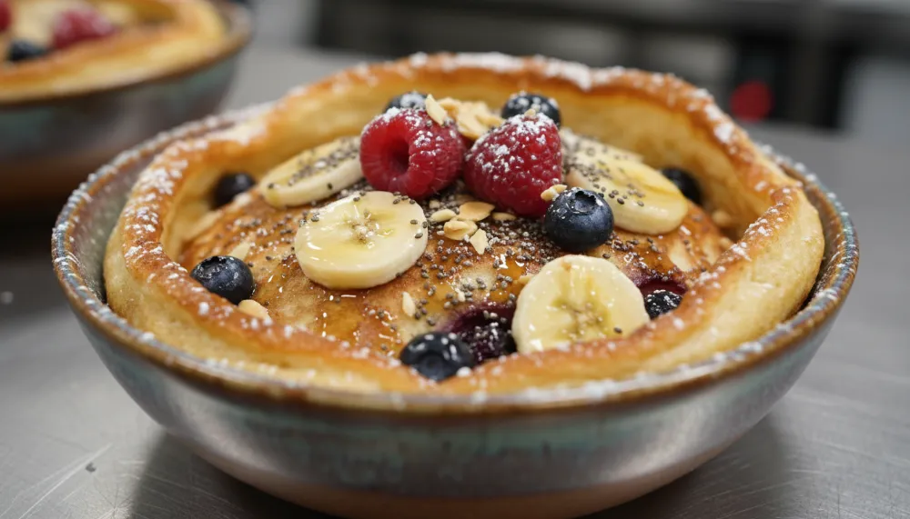 Baked Protein Pancake Bowls 2