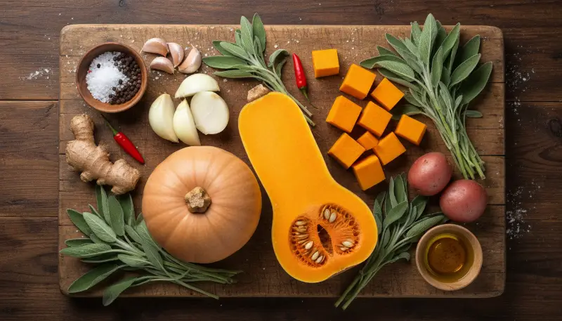 Butternut Squash Sage Soup 1