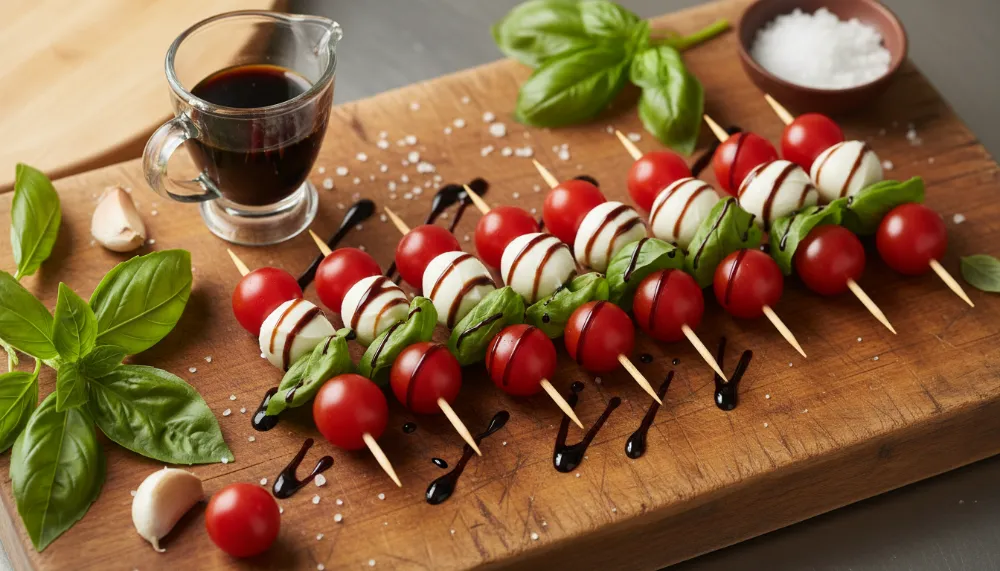 Ultimate Caprese Skewers with Balsamic Glaze: The Definitive Gourmet Guide 2 Caprese Skewers with Balsamic Glaze 1