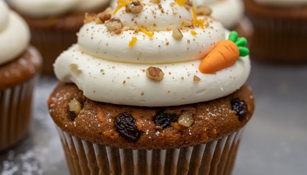 Carrot Cake Cupcakes 2