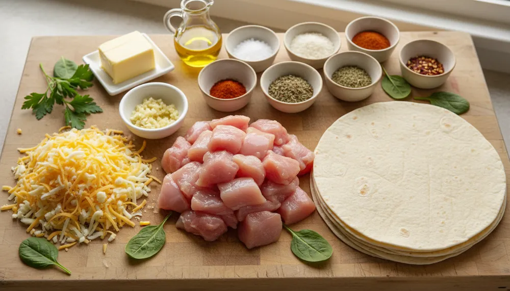 The Ultimate Cheesy Garlic Chicken Wraps: A Gourmet Guide 2 Cheesy Garlic Chicken Wraps 1