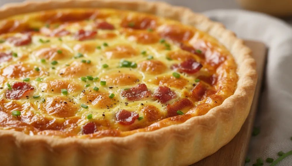 Cheesy Quiche Lorraine 2