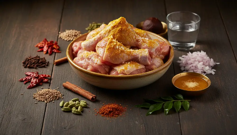 Authentic Chicken Ghee Roast: The Ultimate Guide to Mangalore's Legendary Dish 2 Chicken Ghee Roast 1