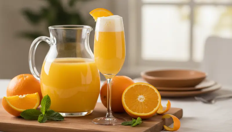 Classic Mimosa with Fresh Orange Juice 0