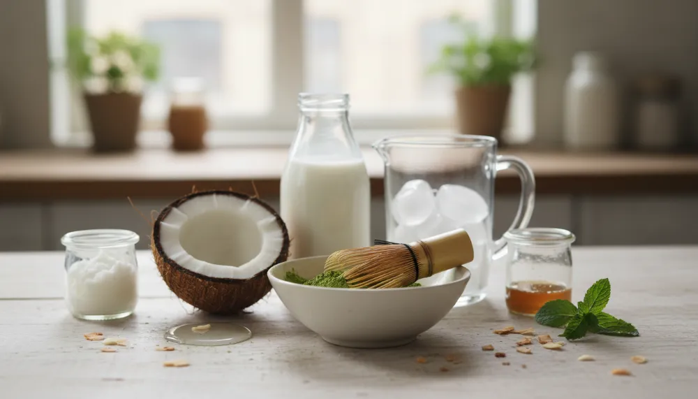 Coconut Matcha Latte 1