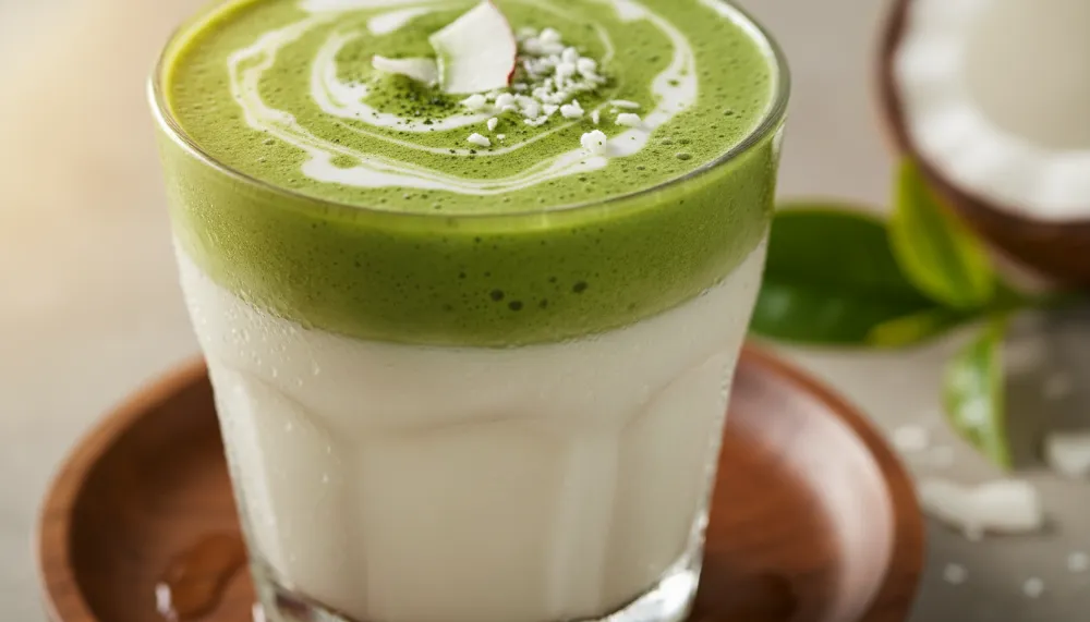 Coconut Matcha Latte 2