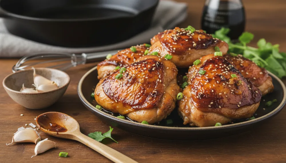 Home 2 Easy Soy Garlic Chicken Thighs 0