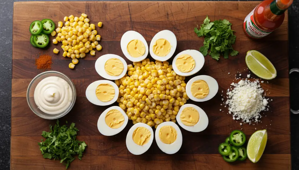 Elote Deviled Eggs 1