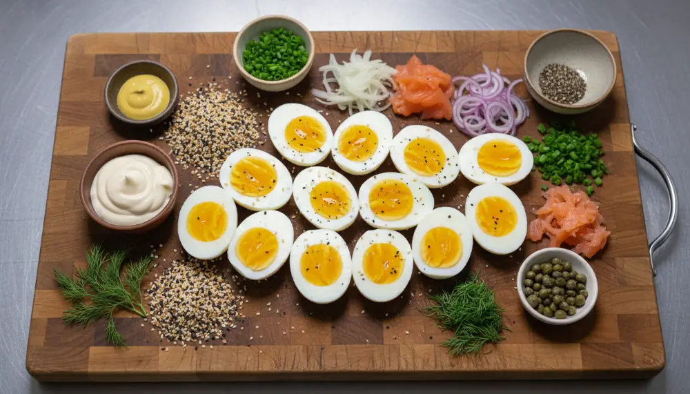 Everything Bagel Deviled Eggs: The Ultimate Gourmet Appetizer Guide 2 Everything Bagel Deviled Eggs 1