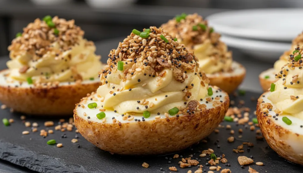 Everything Bagel Deviled Eggs: The Ultimate Gourmet Appetizer Guide 3 Everything Bagel Deviled Eggs 2