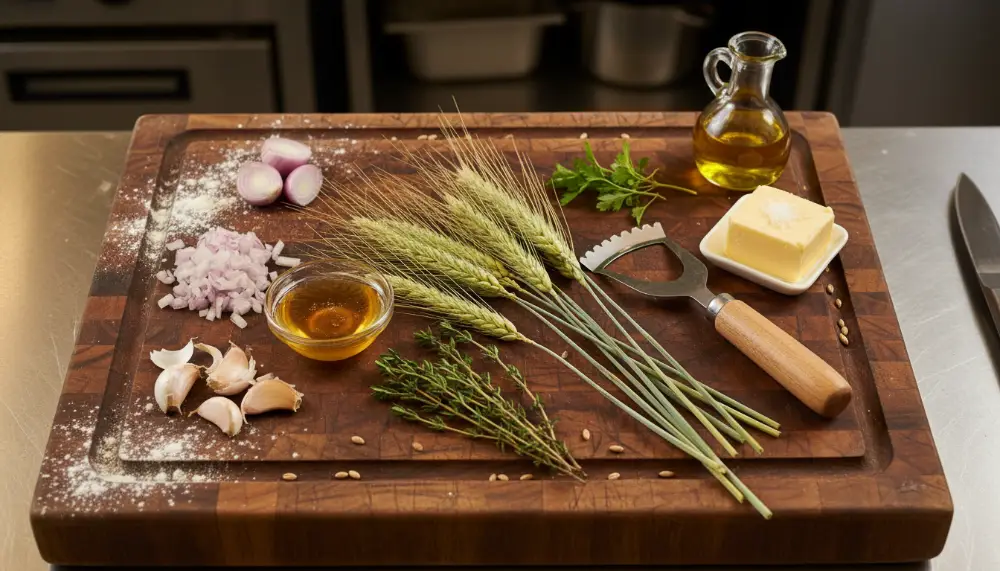 Intricate Wheat Stalk Scoring 1