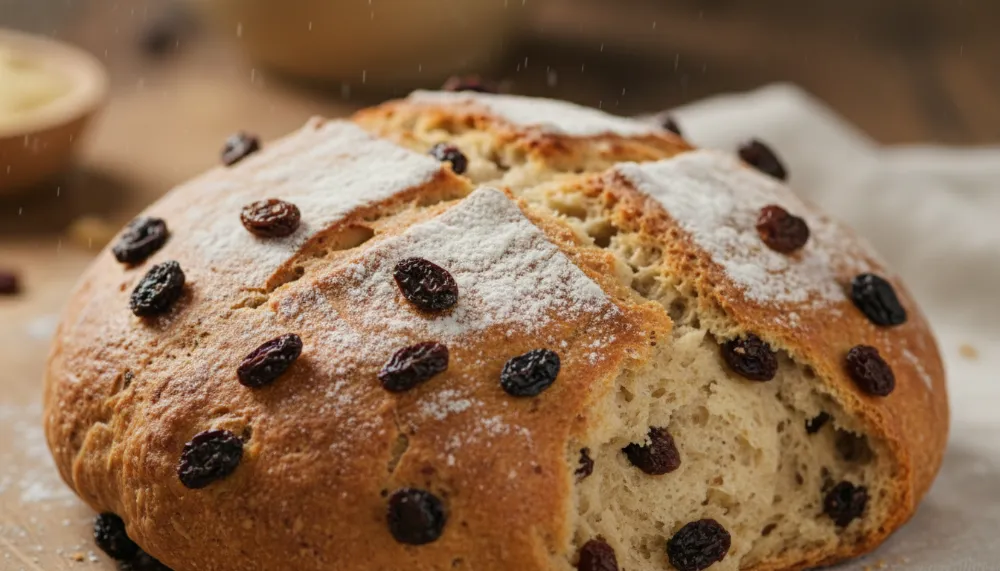 Irish Soda Bread with Raisins 2