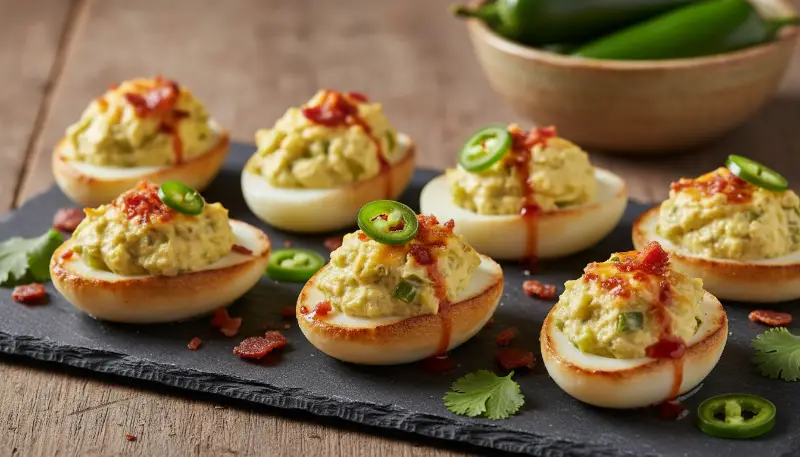 Home 5 Jalapeno Popper Deviled Eggs 0
