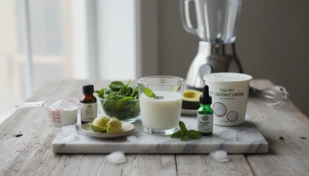 Keto Shamrock Shake 1