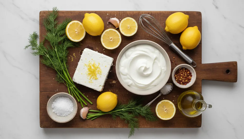 Lemon Dill Whipped Feta 1
