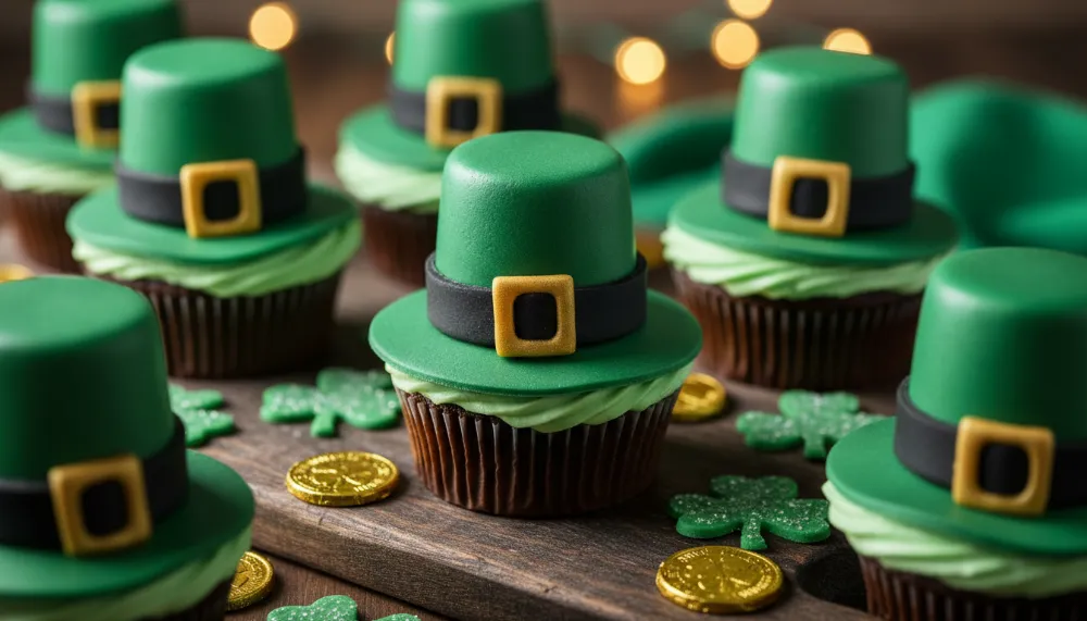 Leprechaun Hat Cupcakes 2