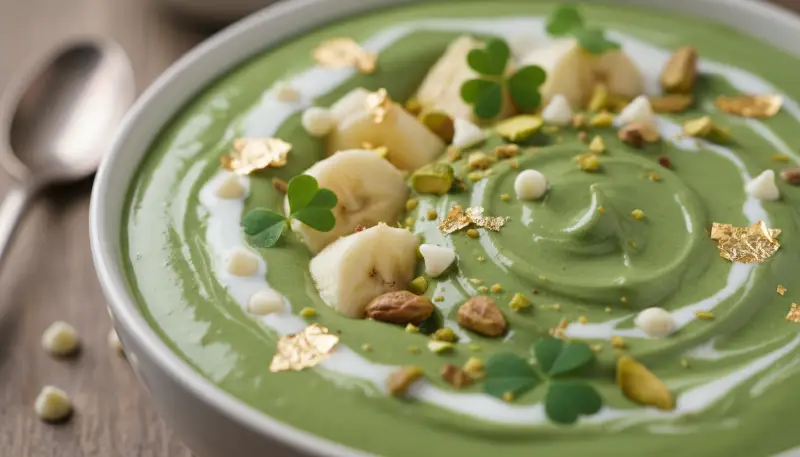 Matcha Shamrock Smoothie Bowl 2 1