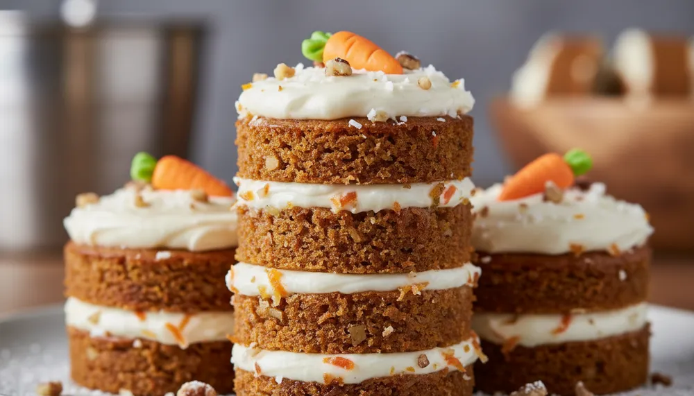 Mini Layer Carrot Cakes 2