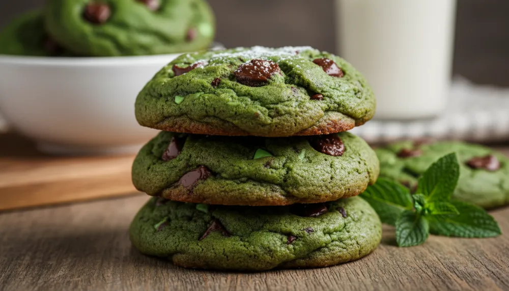 Mint Chocolate Chip Cookies 0