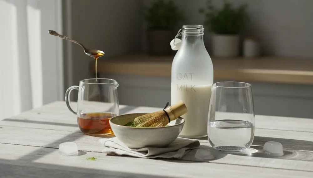 Oat Milk Matcha Latte 1