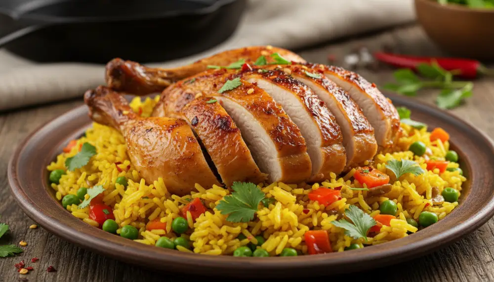 Home 4 Oven Baked Chicken and Rice Recipe 0