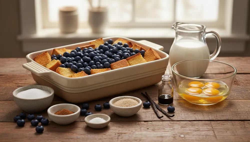 Overnight Blueberry French Toast Casserole 1