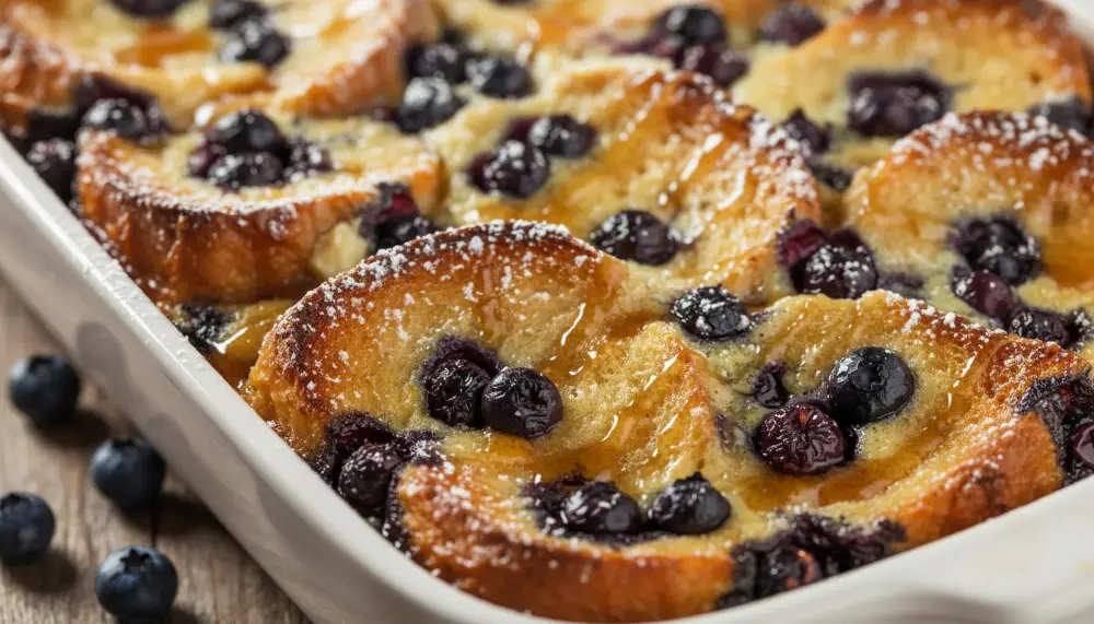 Overnight Blueberry French Toast Casserole 2