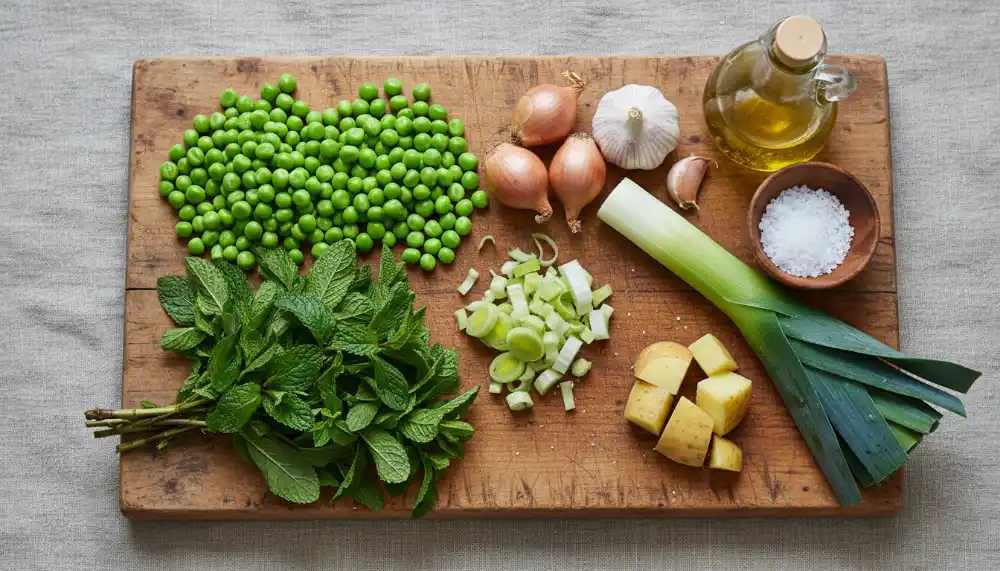 Pea and Mint Soup Fresh Spring Soup Recipe 1