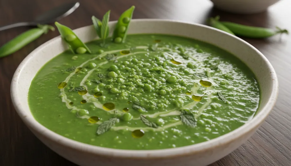 Pea and Mint Soup Fresh Spring Soup Recipe 2