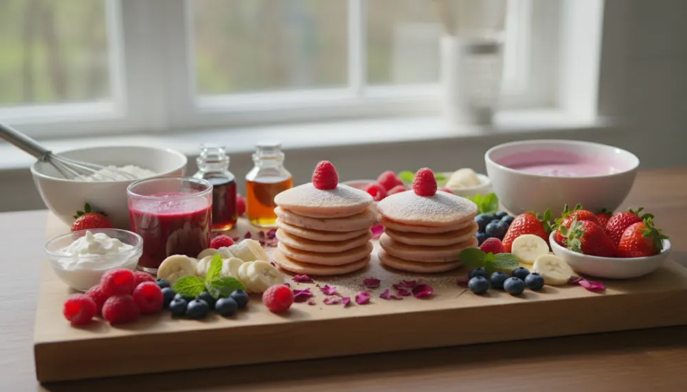 Pink Pancake Breakfast Board 1