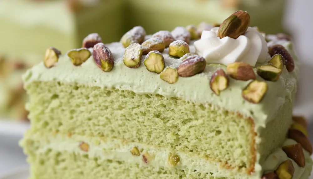Pistachio Pudding Cake 2